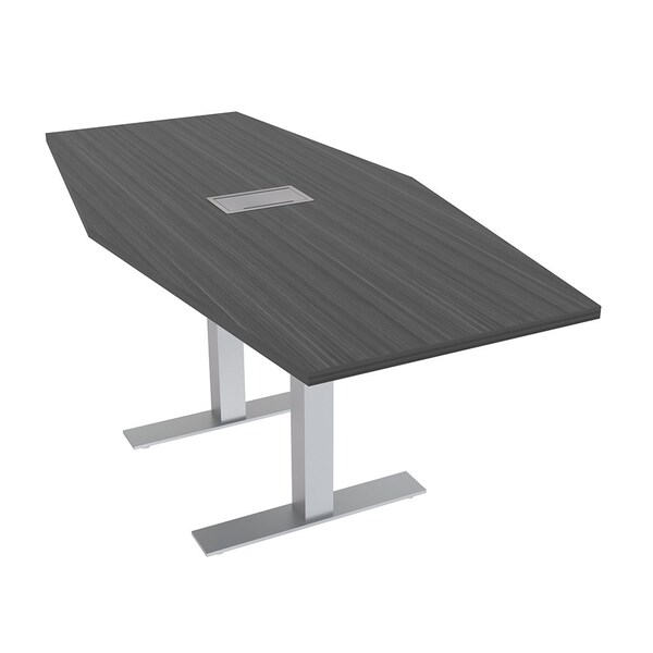 Skutchi Designs 33.5 in W, 69.5 in L, 29 in H, Engineered Wood Top, Grey HAR-HEX.IR-34x70-T-ELEC-ASIANNIGHT - main